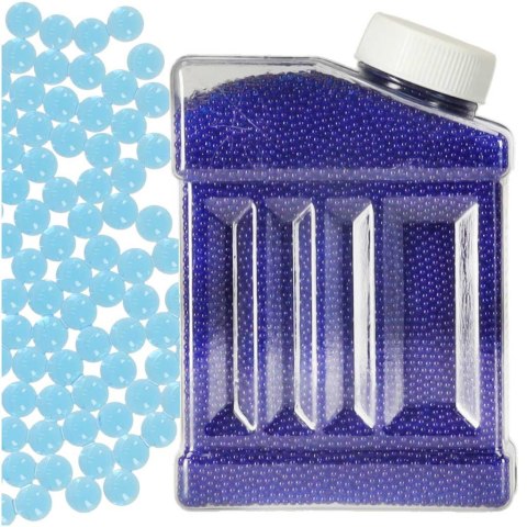 Kulki żelowe wodne hydrożelowe do pistoletu kwiatów niebieskie 250g 50 000szt. 7-8mm Kulki żelowe wodne hydrożelowe do pistoletu kwiatów niebieskie 250g 50 000szt. 7-8mm