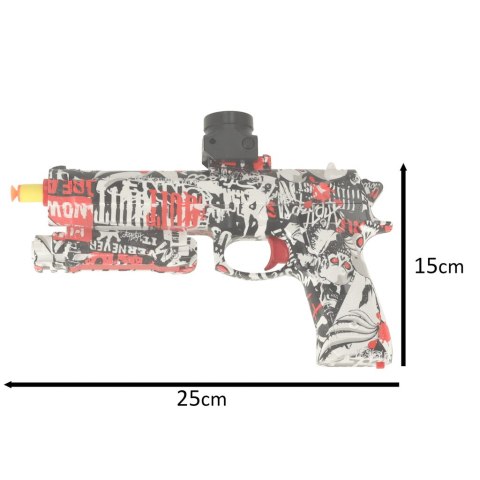 Pistolet na kulki żelowe wodne karabin zasilanie akumulatorowe USB + okulary 550szt. 7-8mm Pistolet na kulki żelowe wodne karabin zasilanie akumulatorowe USB + okulary 550szt. 7-8mm