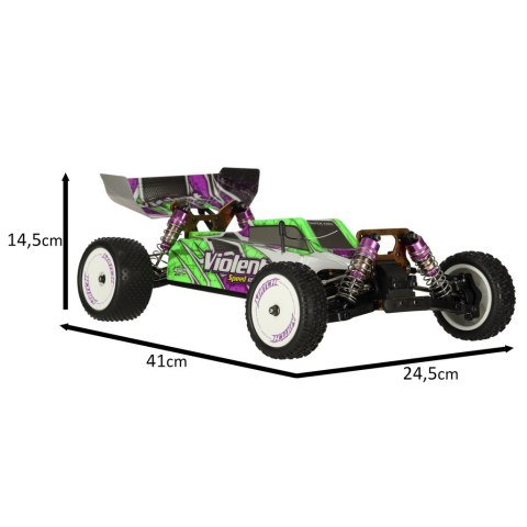 Samochód zdalnie sterowny terenowy wyczynowy WLToys 104002 1:10 4WD 2,4Ghz Samochód zdalnie sterowny terenowy wyczynowy WLToys 104002 1:10 4WD 2,4Ghz
