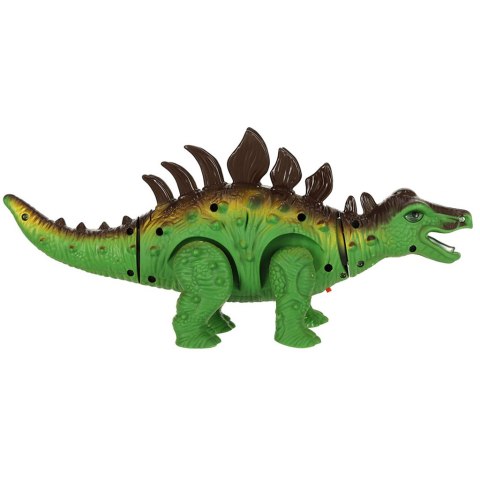 Dinozaur Stegozaur zabawka interaktywna na baterie chodzi świeci ryczy Dinozaur Stegozaur zabawka interaktywna na baterie chodzi świeci ryczy