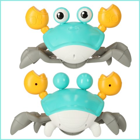 Krab pełzający interaktywny z dźwiękiem zielony Krab pełzający interaktywny z dźwiękiem zielony