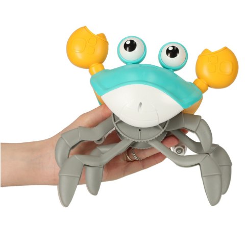 Krab pełzający interaktywny z dźwiękiem zielony Krab pełzający interaktywny z dźwiękiem zielony