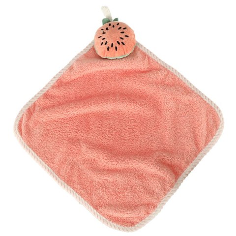 Ręcznik ręczniczek do rąk dla dzieci do przedszkola 30x30cm różowy arbuz Ręcznik ręczniczek do rąk dla dzieci do przedszkola 30x30cm różowy arbuz