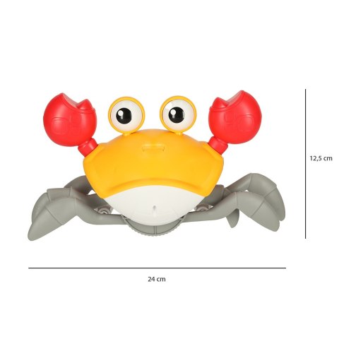 Krab uciekający pełzający czujnik interaktywna akumulator USB czerwony Krab uciekający pełzający czujnik interaktywna akumulator USB czerwony
