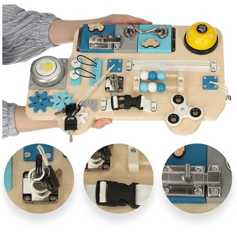 Tablica manipulacyjna sensoryczna LULILO BUSO Tablica manipulacyjna sensoryczna LULILO BUSO