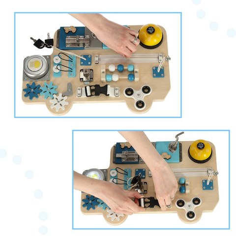 Tablica manipulacyjna sensoryczna LULILO BUSO Tablica manipulacyjna sensoryczna LULILO BUSO