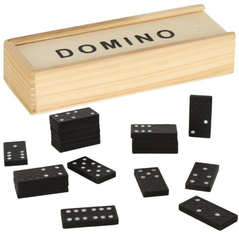 Domino drewniane gra rodzinna edukacyjna z etui klocki z drewna do gry Domino drewniane gra rodzinna edukacyjna z etui klocki z drewna do gry