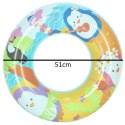 Kółko do pływania koło dmuchane kółko plażowe pingwinek 60 kg BESTWAY 36113 51 cm