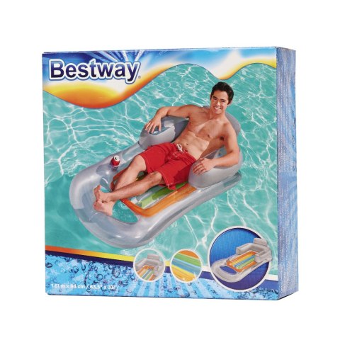 Materac dmuchany fotel BESTWAY 43028 szary Materac dmuchany fotel BESTWAY 43028 szary