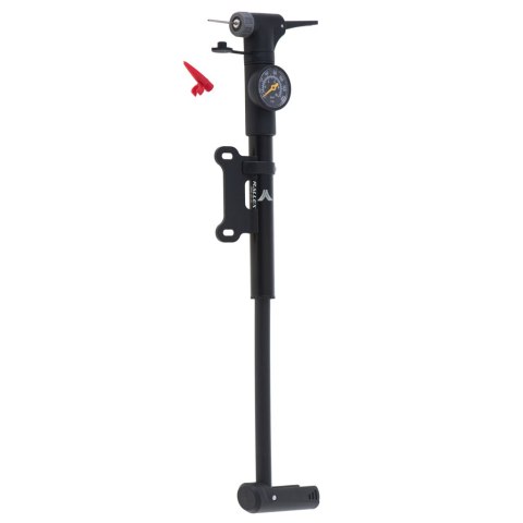 Pompka do roweru z manometrem RALLEX rowerowa ręczna do piłki materaca z uchwytem na rower Pompka do roweru z manometrem RALLEX rowerowa ręczna do piłki materaca z uchwytem na rower
