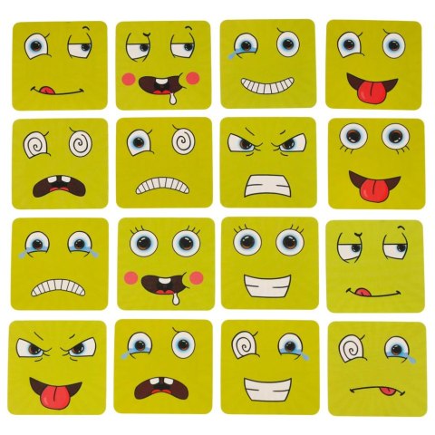 Gra edukacyjne wyzwania nauka emocji klocki drewniane Gra edukacyjne wyzwania nauka emocji klocki drewniane