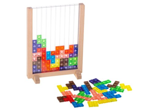Gra logiczna układanka tetris stojący Gra logiczna układanka tetris stojący