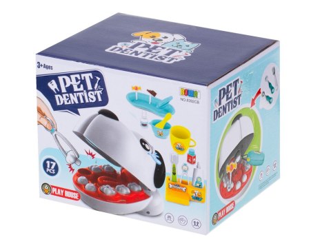 Chory ząbek dentysta zwierząt pies piesek zabawa wylecz zęba nauka weterynarz Chory ząbek dentysta zwierząt pies piesek zabawa wylecz zęba nauka weterynarz
