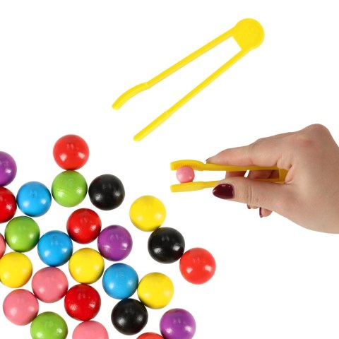 Układanka edukacyjna Montessori kolorowe kulki nauka liczenia nauka kolorów zestaw XXl 66 el. Układanka edukacyjna Montessori kolorowe kulki nauka liczenia nauka kolorów zestaw XXl 66 el.