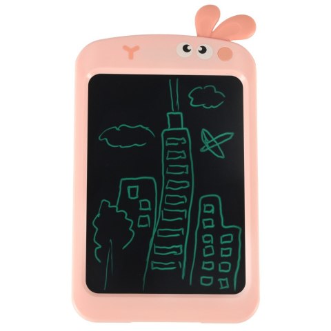 Tablet graficzny do rysowania dla dzieci znikopis tablica ekran LCD 8,5' królik róż Tablet graficzny do rysowania dla dzieci znikopis tablica ekran LCD 8,5' królik róż