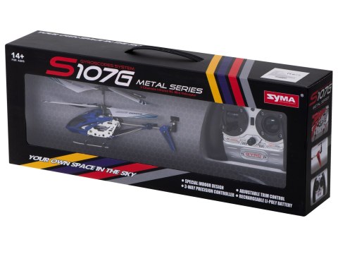 Helikopter zdalnie sterowany na pilota RC SYMA S107G niebieski Helikopter zdalnie sterowany na pilota RC SYMA S107G niebieski