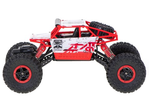 Samochód zdalnie sterowany na pilota RC Rock Crawler HB 2,4GHz 1:18 czerwony Samochód zdalnie sterowany na pilota RC Rock Crawler HB 2,4GHz 1:18 czerwony