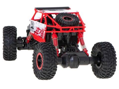 Samochód zdalnie sterowany na pilota RC Rock Crawler HB 2,4GHz 1:18 czerwony Samochód zdalnie sterowany na pilota RC Rock Crawler HB 2,4GHz 1:18 czerwony