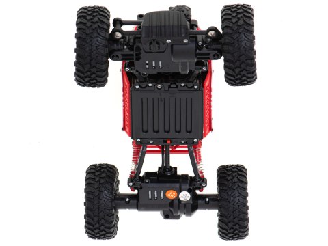 Samochód zdalnie sterowany na pilota RC Rock Crawler HB 2,4GHz 1:18 czerwony Samochód zdalnie sterowany na pilota RC Rock Crawler HB 2,4GHz 1:18 czerwony