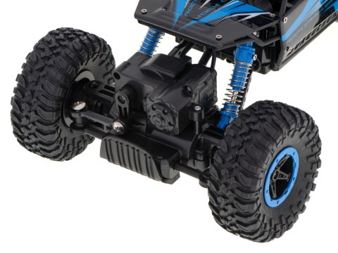 Samochód zdalnie sterowany na pilota RC Rock Crawler HB 2,4GHz 1:18 niebieski Samochód zdalnie sterowany na pilota RC Rock Crawler HB 2,4GHz 1:18 niebieski