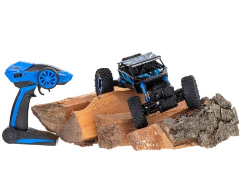 Samochód zdalnie sterowany na pilota RC Rock Crawler HB 2,4GHz 1:18 niebieski Samochód zdalnie sterowany na pilota RC Rock Crawler HB 2,4GHz 1:18 niebieski