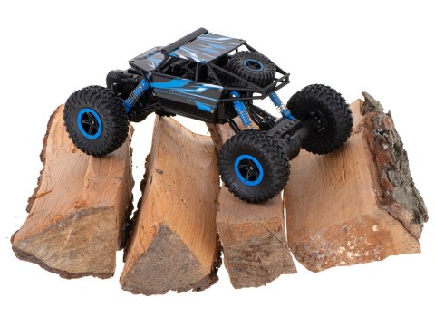 Samochód zdalnie sterowany na pilota RC Rock Crawler HB 2,4GHz 1:18 niebieski Samochód zdalnie sterowany na pilota RC Rock Crawler HB 2,4GHz 1:18 niebieski