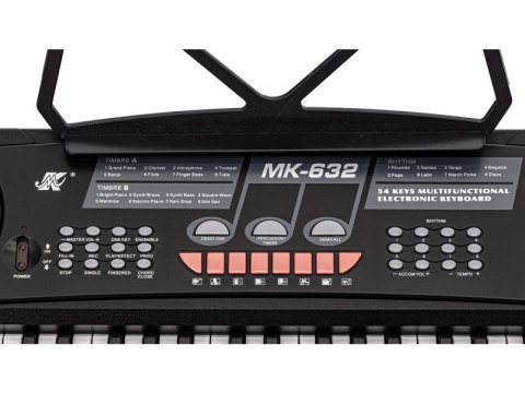 Keyboard Organy 54 Klawisze Zasilacz Mikrofon MK-632 Keyboard Organy 54 Klawisze Zasilacz Mikrofon MK-632