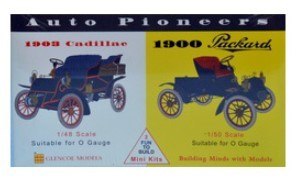 Model plastikowy - Pionierzy motoryzacji Auto Pioneers - 1903 Cadillac / 1900 Packard - Glencoe Models (2szt) Model plastikowy - Pionierzy motoryzacji Auto Pioneers - 1903 Cadillac / 1900 Packard - Glencoe Models (2szt)
