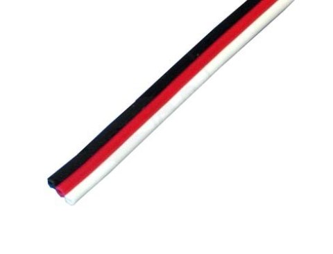 Przewód serwa trójżyłowy 3 x 0,33 mm/1 mb płaski (FUTABA) Przewód serwa trójżyłowy 3 x 0,33 mm/1 mb płaski (FUTABA)