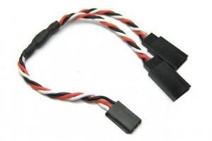 Y - kabel rozgałęziacz 15 cm (FUTABA) - 0,33mm2 22AWG - skręcony - MSP Y - kabel rozgałęziacz 15 cm (FUTABA) - 0,33mm2 22AWG - skręcony - MSP