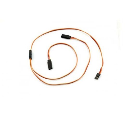 Y - kabel rozgałęziacz 90 cm (JR) - 0,13mm2 26AWG - płaski - MSP Y - kabel rozgałęziacz 90 cm (JR) - 0,13mm2 26AWG - płaski - MSP