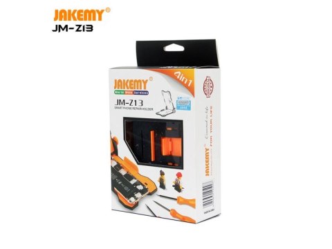 Podstawka, Uchwyt Serwisowy, Montażowy Do Naprawy Telefonów + Śrubokręty Jakemy Podstawka, Uchwyt Serwisowy, Montażowy Do Naprawy Telefonów + Śrubokręty Jakemy