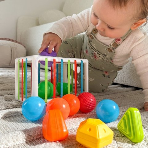 WOOPIE BABY Elastyczna Kostka Sensoryczna Sorter dla Dzieci Kolorowe Kształty 13 el. WOOPIE BABY Elastyczna Kostka Sensoryczna Sorter dla Dzieci Kolorowe Kształty 13 el.