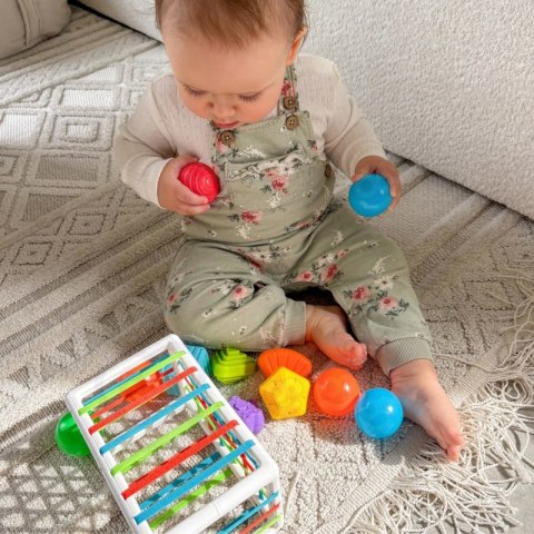 WOOPIE BABY Elastyczna Kostka Sensoryczna Sorter dla Dzieci Kolorowe Kształty 13 el. WOOPIE BABY Elastyczna Kostka Sensoryczna Sorter dla Dzieci Kolorowe Kształty 13 el.