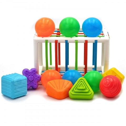 WOOPIE BABY Elastyczna Kostka Sensoryczna Sorter dla Dzieci Kolorowe Kształty 13 el. WOOPIE BABY Elastyczna Kostka Sensoryczna Sorter dla Dzieci Kolorowe Kształty 13 el.
