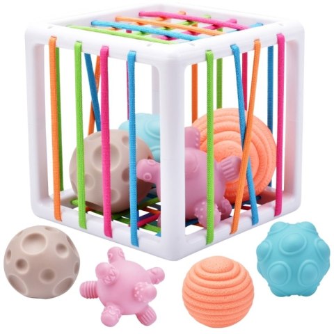 WOOPIE BABY Elastyczna Kostka Sensoryczna Sorter dla Dzieci Zwariowane Kształty 5 el. WOOPIE BABY Elastyczna Kostka Sensoryczna Sorter dla Dzieci Zwariowane Kształty 5 el.