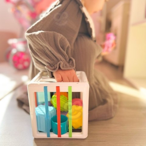WOOPIE BABY Elastyczna Kostka Sensoryczna Sorter dla Dzieci Kolorowe Kształty 11 el. WOOPIE BABY Elastyczna Kostka Sensoryczna Sorter dla Dzieci Kolorowe Kształty 11 el.