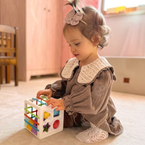 WOOPIE BABY Elastyczna Kostka Sensoryczna Sorter dla Dzieci Kolorowe Kształty 11 el. WOOPIE BABY Elastyczna Kostka Sensoryczna Sorter dla Dzieci Kolorowe Kształty 11 el.
