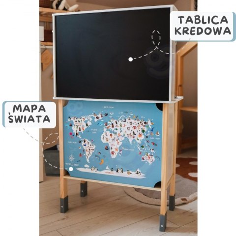 WOOPIE GREEN Drewniana Interaktywna Kuchnia 9w1 z Pralką i Tablicą WOOPIE GREEN Drewniana Interaktywna Kuchnia 9w1 z Pralką i Tablicą