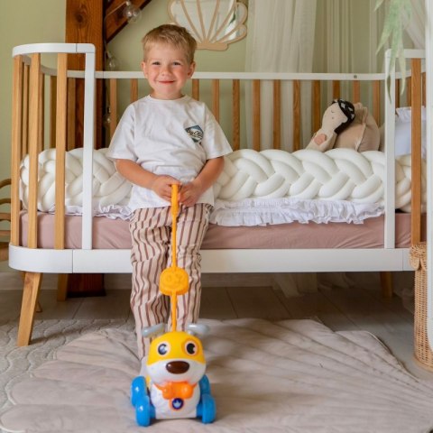 WOOPIE Interaktywny Piesek 2w1 Pchacz Szczekający 360° 6m+ WOOPIE Interaktywny Piesek 2w1 Pchacz Szczekający 360° 6m+