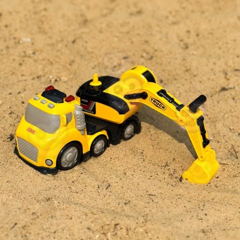 WOOPIE Koparka City Truck Efekty Dźwiękowe i Świetlne WOOPIE Koparka City Truck Efekty Dźwiękowe i Świetlne