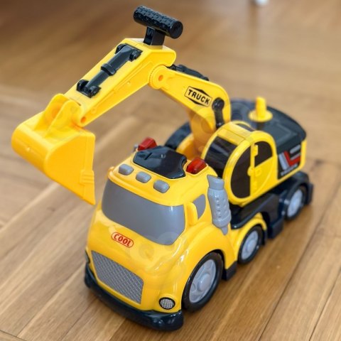 WOOPIE Koparka City Truck Efekty Dźwiękowe i Świetlne WOOPIE Koparka City Truck Efekty Dźwiękowe i Świetlne