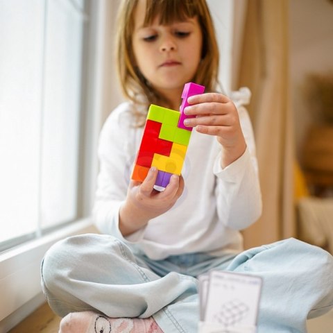 WOOPIE Układanka Kostka Tetris Z Zestawem Kart WOOPIE Układanka Kostka Tetris Z Zestawem Kart