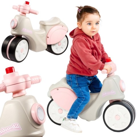 FALK Jeździk Scooter Strada Retro Dla Dziewczynki Ciche Opony od 1 Roku FALK Jeździk Scooter Strada Retro Dla Dziewczynki Ciche Opony od 1 Roku