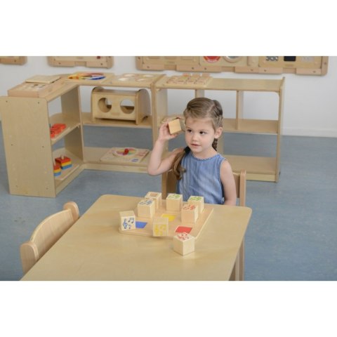 MASTERKIDZ Drewniany Sorter Sensoryczny Łączenie Dźwięków Montessori MASTERKIDZ Drewniany Sorter Sensoryczny Łączenie Dźwięków Montessori
