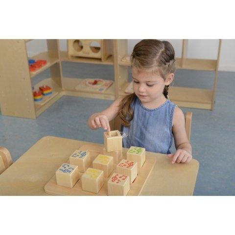 MASTERKIDZ Drewniany Sorter Sensoryczny Łączenie Dźwięków Montessori MASTERKIDZ Drewniany Sorter Sensoryczny Łączenie Dźwięków Montessori