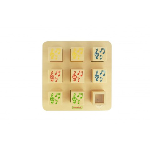 MASTERKIDZ Drewniany Sorter Sensoryczny Łączenie Dźwięków Montessori MASTERKIDZ Drewniany Sorter Sensoryczny Łączenie Dźwięków Montessori