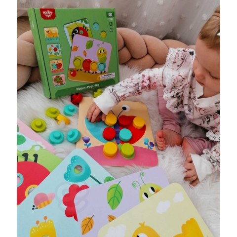 TOOKY TOY Układanka Klocki dla Dzieci Zwierzęta Dopasuj Nauka Kształtów Kolorów + Plansze TOOKY TOY Układanka Klocki dla Dzieci Zwierzęta Dopasuj Nauka Kształtów Kolorów + Plansze