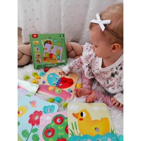 TOOKY TOY Układanka Klocki dla Dzieci Zwierzęta Dopasuj Nauka Kształtów Kolorów + Plansze TOOKY TOY Układanka Klocki dla Dzieci Zwierzęta Dopasuj Nauka Kształtów Kolorów + Plansze