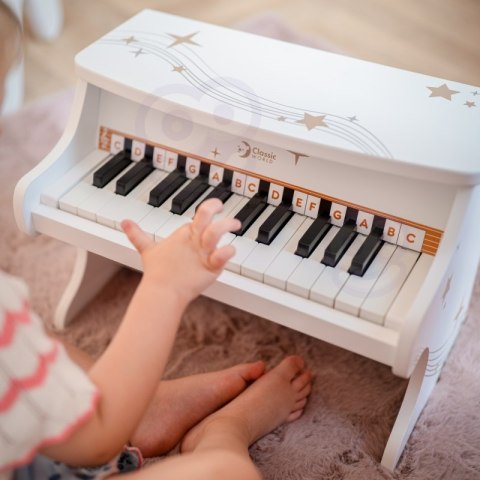 CLASSIC WORLD Drewniane Pianino dla Dzieci + Książeczka do Nauki CLASSIC WORLD Drewniane Pianino dla Dzieci + Książeczka do Nauki